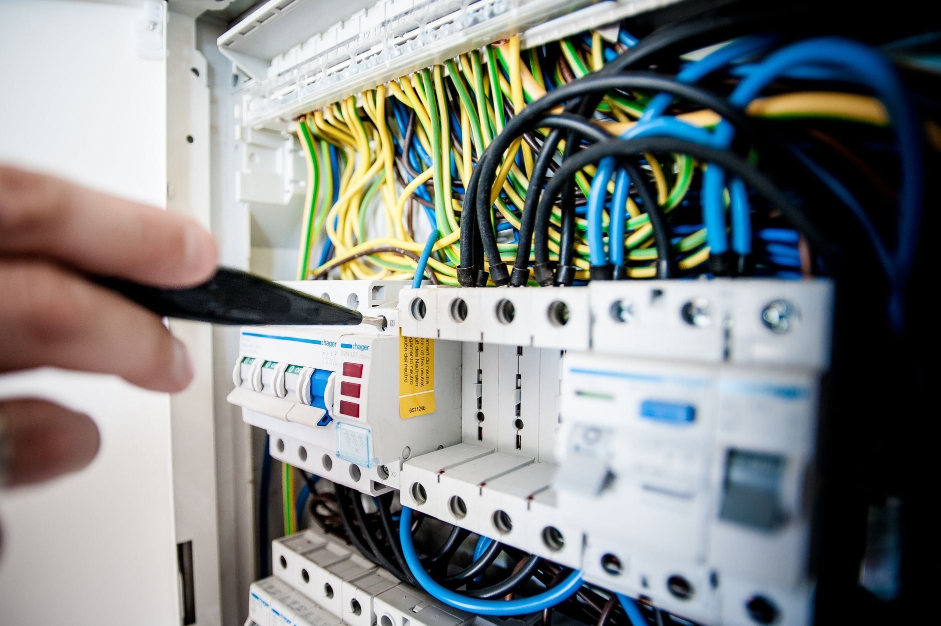 Example of electrician work